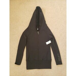 Fox Racing Nwt Women's Sherpa Fleece Lined Full Zip Sweatshirt Hoodie Black Sz S